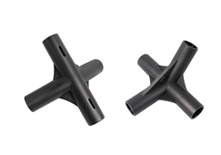 E034  平、直四通180°×125°